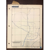Antiguo Block Mapas Escolares N° 20 Paraguay Kapelusz 1963
