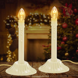 1 Vela De Navidad Para Ventana, Paquete De 2 Velas Electrica