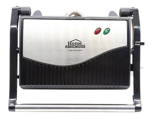 Sanduchera Grill Panini Home Elements - Asador