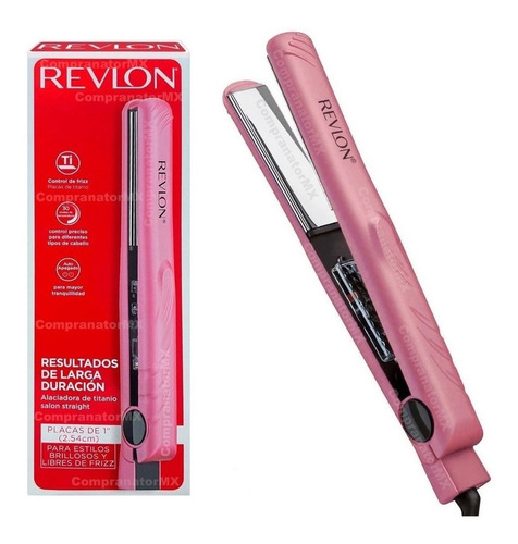 Alaciadora Plancha De Cabello Revlon Placas Titanio Alisado