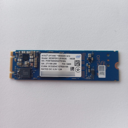 Memoria Intel Optane 16gb Pcie Nvme M.2 M10