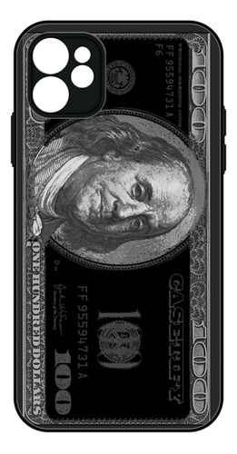 Funda Case Dólar Black Américano Diseño Elegante Masculino