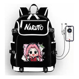 Mochilas Escolares Hokage Naruto Anime Bolsas Portátiles