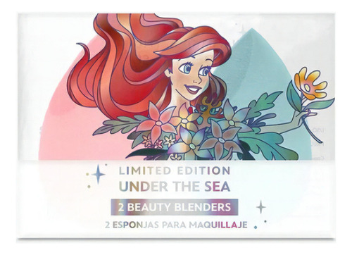 Set De 2 Esponjas De Maquillaje Edición Especial Disney 100 Color Ariel