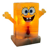 Lámpara Mesa Y Muro Bob Esponja  Decoración