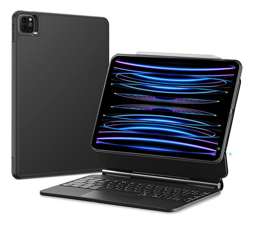 Funda Con Teclado Magnetico Retroiluminado Para iPad Pro 11