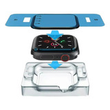 Case Cristal Apple Watch 44 Mm + Mica 3 En 1