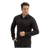 Camisa Armani Exchange Slim Masculino Preto