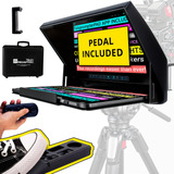 Teleprompter Pad Pack Pro 14 Pantalla De Aluminio-iPad Prof