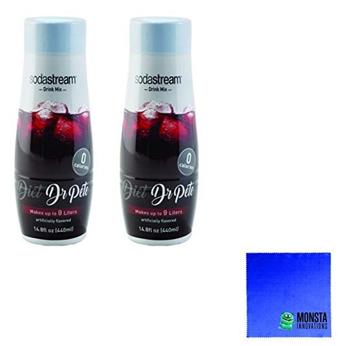 Sodastream 14,8 Fl Onza Dieta Dr. Pete Syrup- Twin Pack Bund