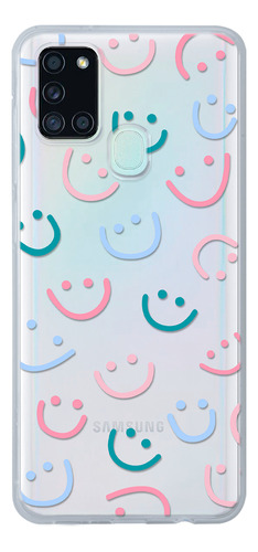 Funda Para Samsung Galaxy Mujer Caritas Felices Uso Rudo Tpu