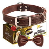 Adityna Collar De Perro De Cuero Resistente Para Perros Gran