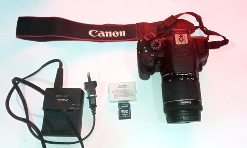 Camara Canon Eos Rebel T5i + Lente 18-55 + Funda + Tripode.
