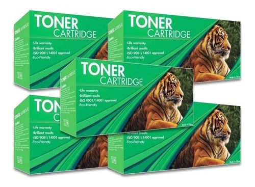 Kit 5 Toner Generico Tn660 Tn630 2520 2540 2300 2700