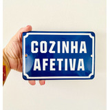 Placa Decorativa - Cozinha Afetiva