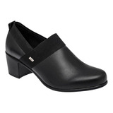Zapato Casual Flexi 110402 Color Negro Para Mujer Tx3