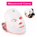 Máscara De Terapia De Luz Facial Led De 7 Colores Para Fotot