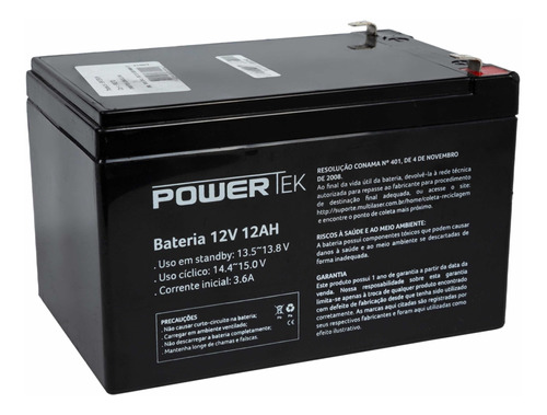 Bateria Para Pulverizador Elétrico 12v 12ah