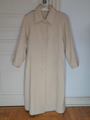 Tapado De Pura Lana Cashmere Origen Italia. Talle M