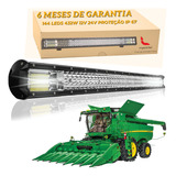 Farol Barra De Led 432w 80cm 4x4 Colheitadeira Muito + Forte