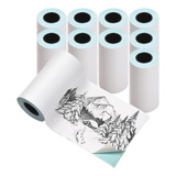 10 Rollos Papel Térmico Autoadhesivo - 57x30mm Rollos