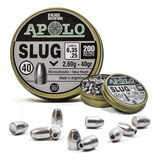 Balines Puntas Apolo Slug Cal 6,35mm - 40gr X200u