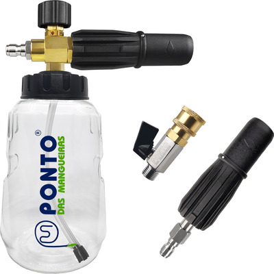 Snow Foam Bico Curto Registro Engate Rápido Tekna Hl25002v