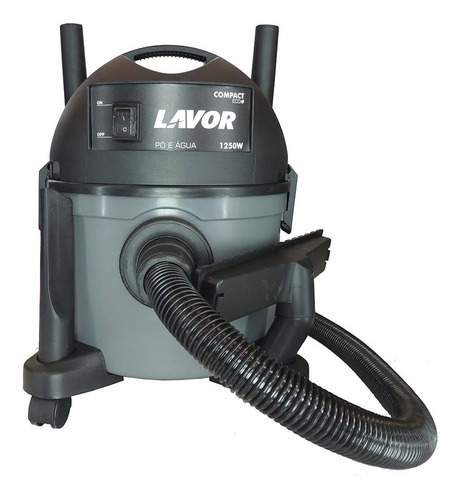 Aspirador De Pó E Água 12l Compact Eco 1250w Lavor Wash 220v