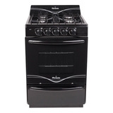 Cocina Florencia 56cm Negra 5517f L.recta  Easy Clean Facil