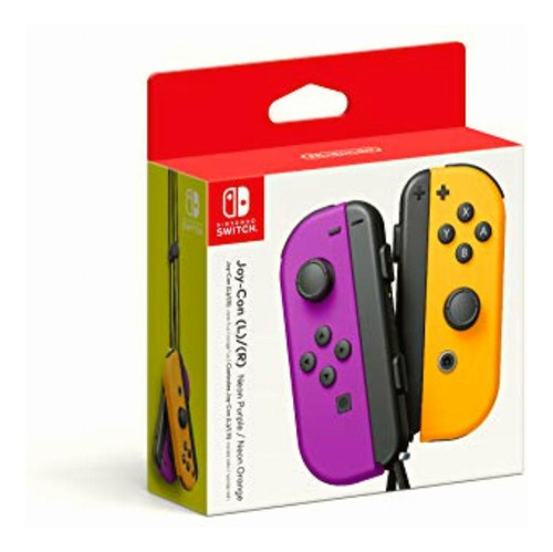 Control Nintendo Switch Joy-con (l/r) Morado/naranja Neón