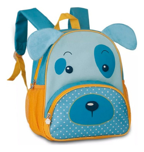 Mochila Infantil Bolsa Passeio Escolar Com Alças Cachorro