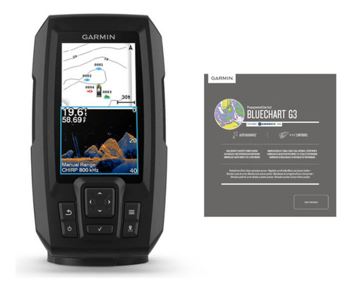 Gps Echomap Plus 42cv Garmin Transducer Gt20-tm Bluechart G3