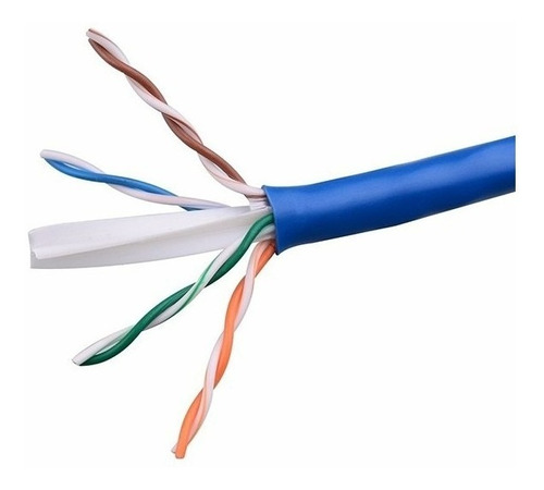 Cable Utp Categoría 6a 100% Cobre 10 Gigabit X 100 Metros