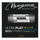 Magma Be140suf - Encordado Flat Para Bajo 0.40 De 4 Cuerdas