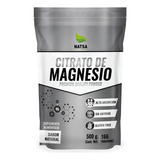 Citrato De Magnesio Natsa Grado Alimenticio 500 Grs Sabor Natural