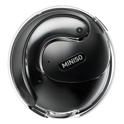 Audífono Miniso X15 Pro Inalámbrico Bluetooth Ows Abierto Color Negro