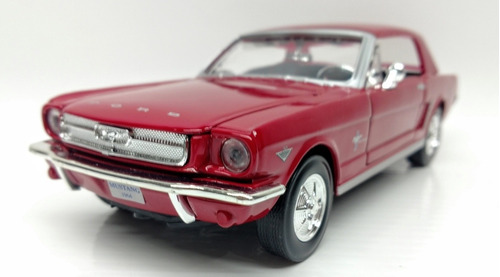 1964 1/2 Ford Mustang Rojo 1/24 Motormax Premium Diecast