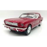 1964 1/2 Ford Mustang Rojo 1/24 Motormax Premium Diecast