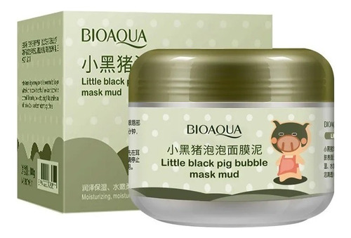 Crema Facial Mascarilla Carbonatada Burbuja Bioaqua Hidrata