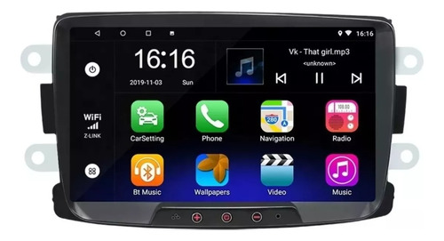 Central Multimedia Renault Logan Sandero Kangoo Kwid 2gb+32