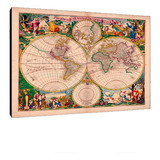 Cuadros Poster Mapas Planisferio Antiguos Xl 33x48 (gos (2))