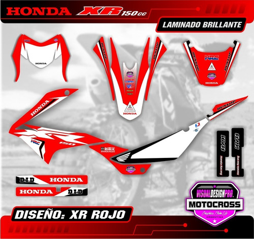 Kit Calcos - Grafica Honda Xr 150l/ 150 Rally - Envio Gratis