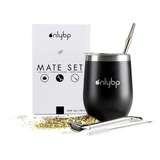 Onlybp - Kit De Mate Argentino, Incluye Taza De Yerba Mate,