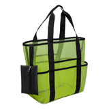 Bolsa De Playa Transparente Verde