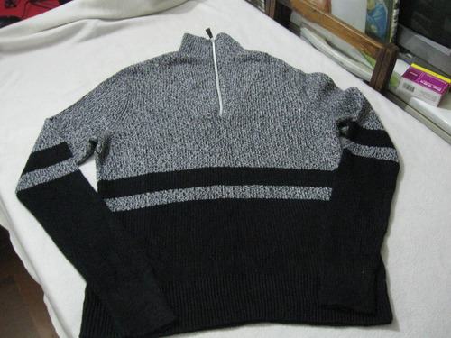 Sweater;medio Cierre  Lauren Active De Ralph Laurentalla Xl