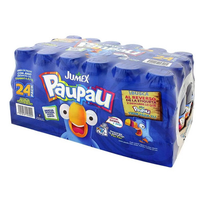 Bebida Pau Pau Caja 24 Piezas Sabores Surtidos Paupau | MercadoLibre