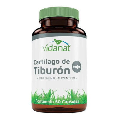 Vidanat Cartilago De Tiburon 50 Cápsulas Sin Sabor | MercadoLibre