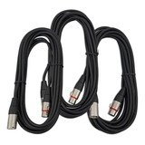 Pack X 3 Cables Canon Canon Samson 6 Metros Para Microfono