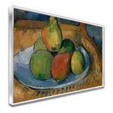 Quadro Prato De Fruta Em Cadeira Paul Cezanne C/moldura