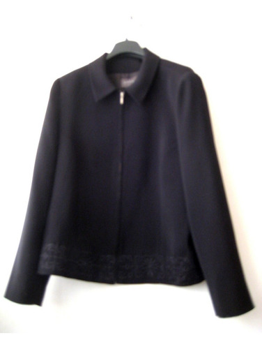  Fina Chaqueta, Marquis, Negra, Poliester/bordado, Talla M